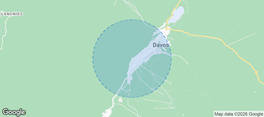 Davos Platz Airbnb map